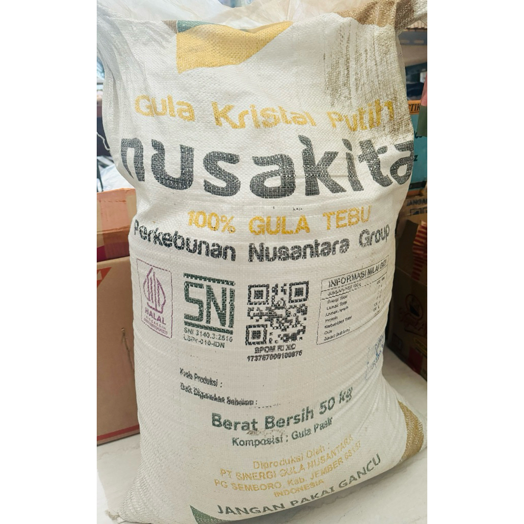 

GULA PASIR NUSAKITA 50KG 1 SAK