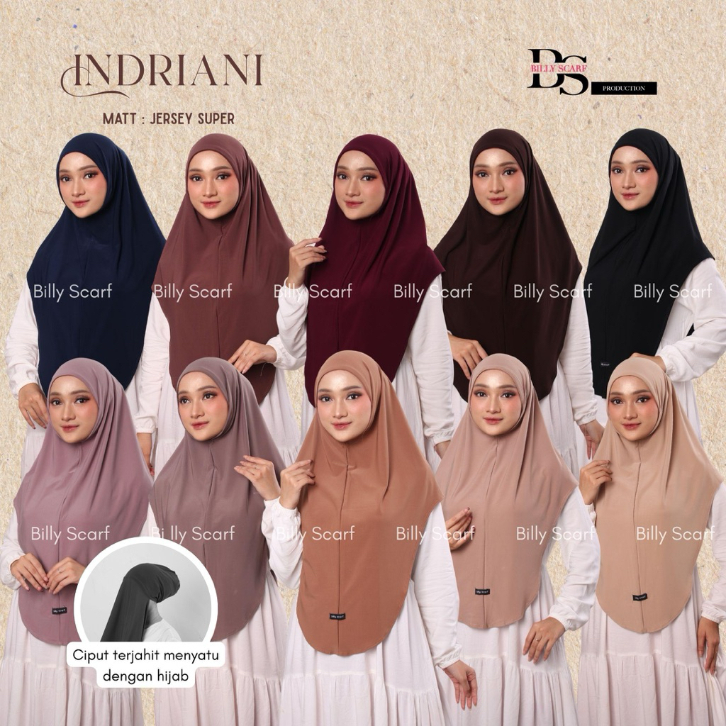HIJAB INDRIANI - jersey super by BILLY SCRAF