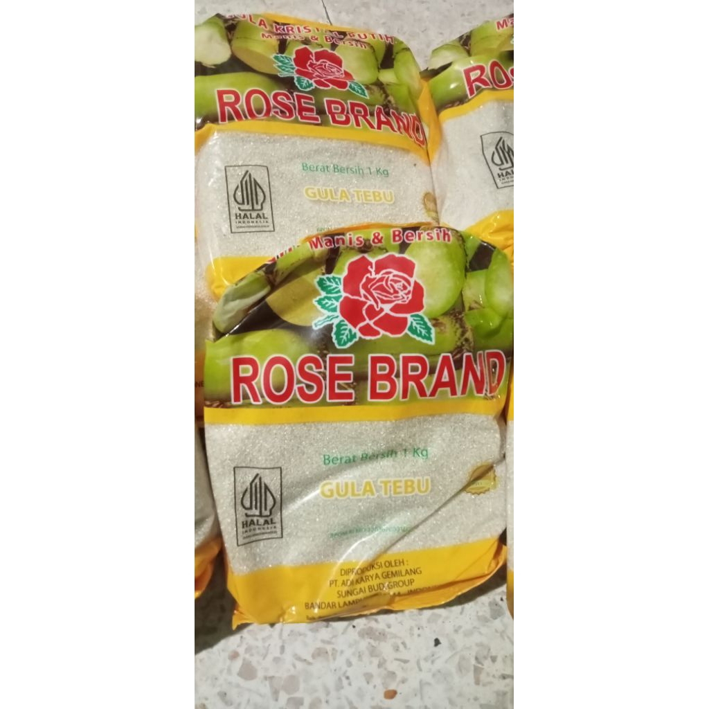 

Gula pasir Rosebrand kemasan 1kg