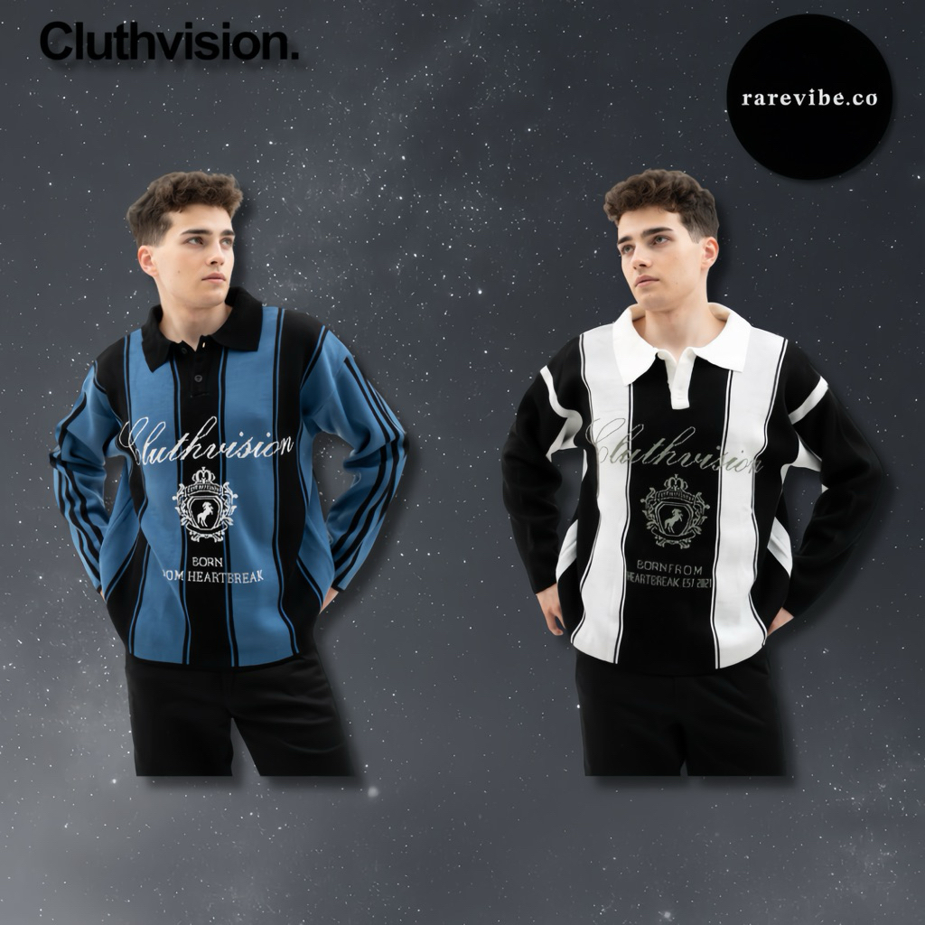 Cluthvision Knitwear Polo Royal Glory