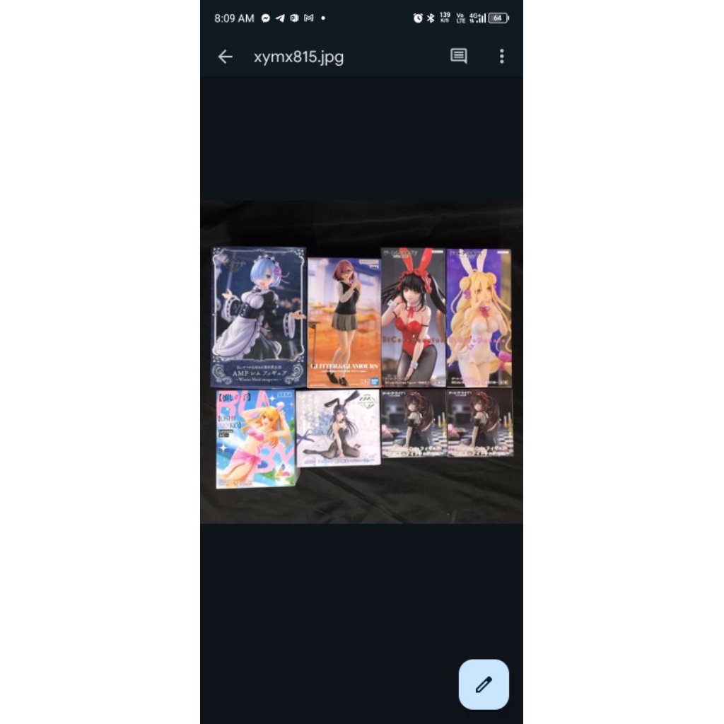 set 3 figure amp mai sakurajima