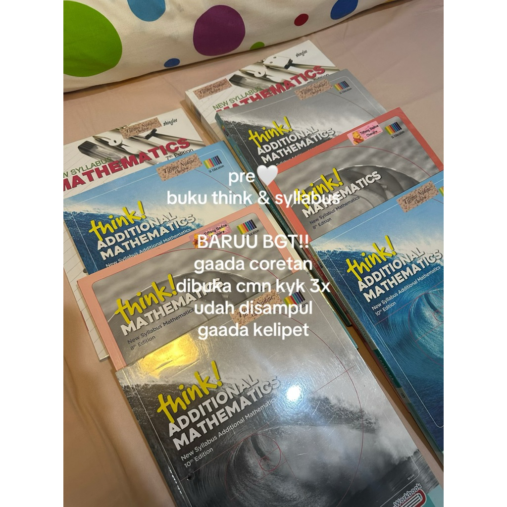 think mathematics &syllabus mathematic preloved