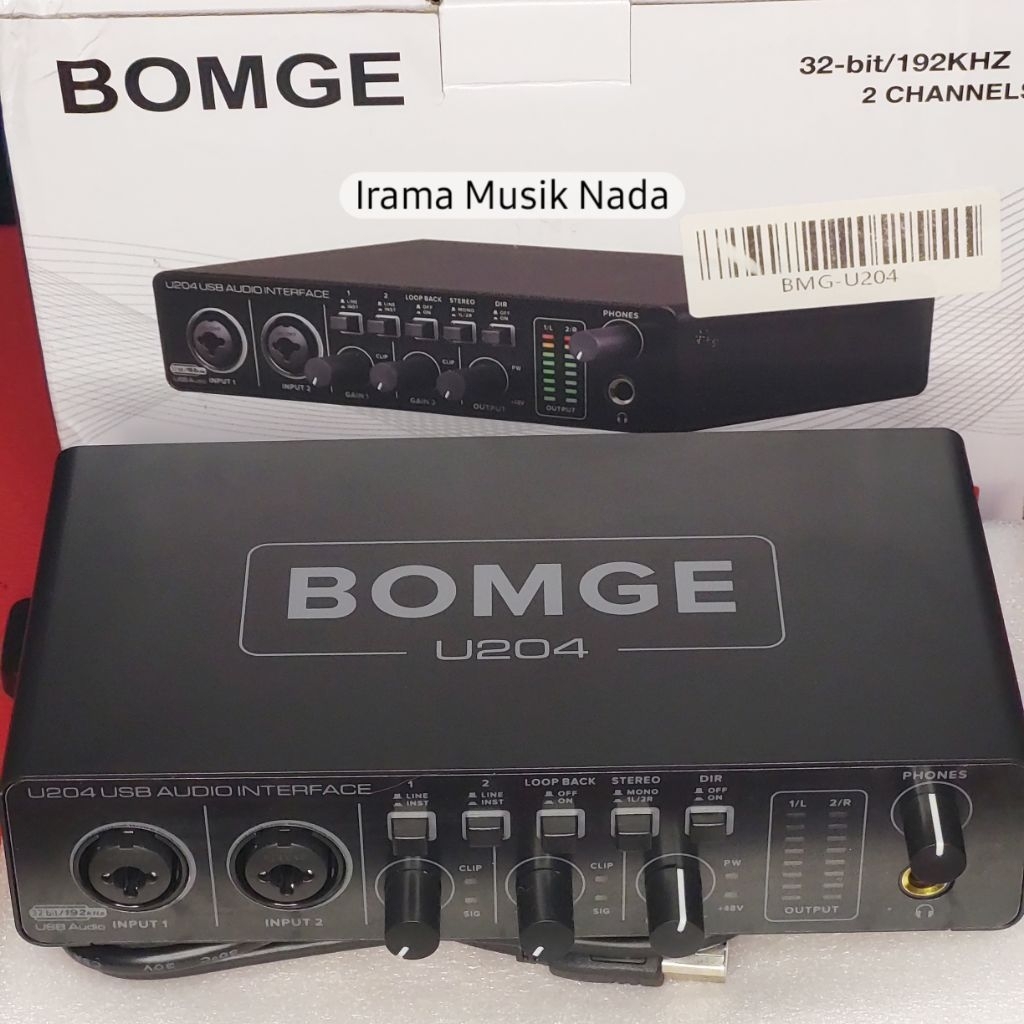 Soundcard Bomge U204 Audio Interface Like New