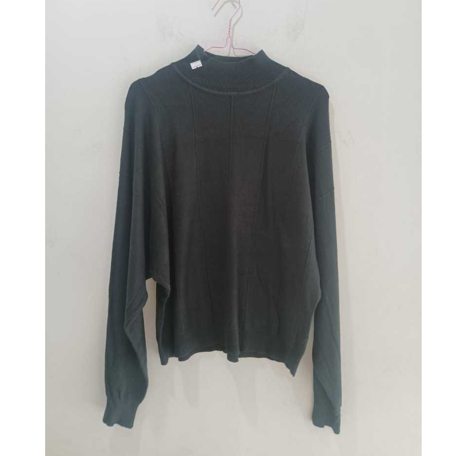 BAJU ATASAN HITAM POLOS WANITA