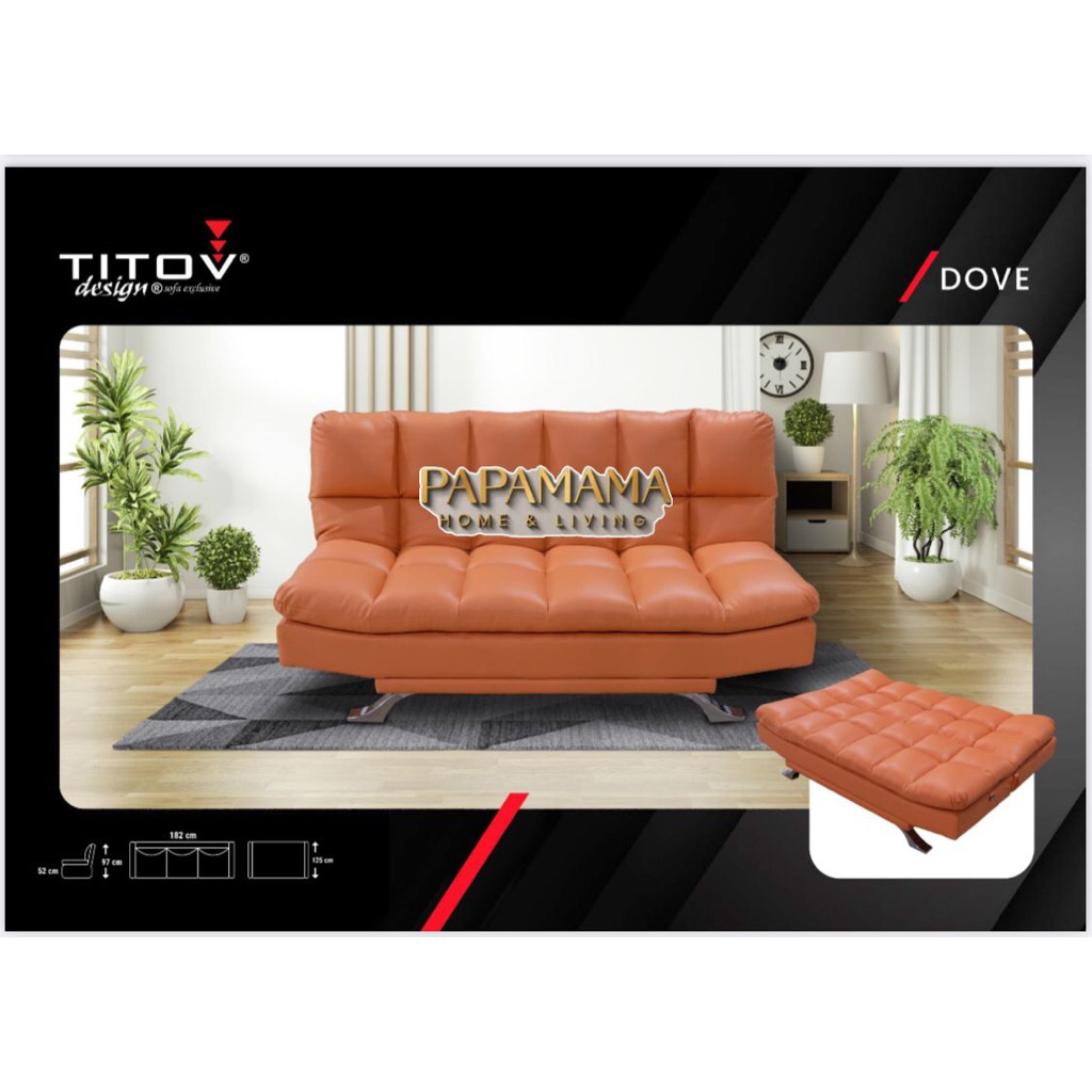 Sofabed Titov DOVE - Sofa Tamu Titov minimalis garansi 5thn - Medan