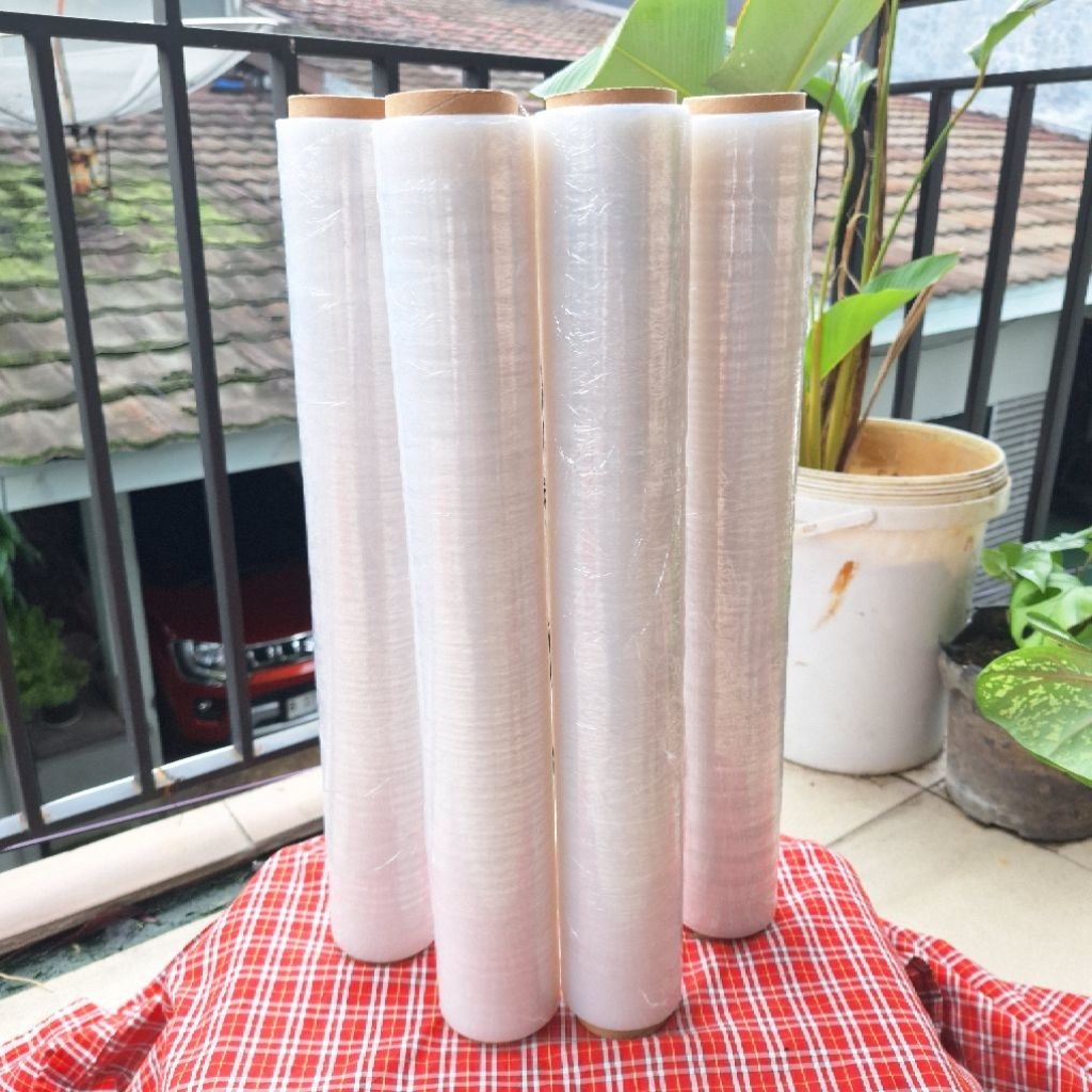 

Plastik Wrapping Barang Stretch Film Bening 50cm x 150 meter