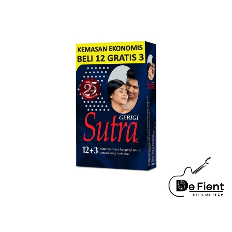 SUTRA Condom / Kondom Sutra GERIGI Biru - Isi 3 Isi 12