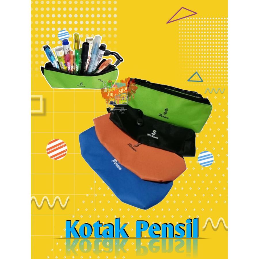 

SL27 - Kotak Tempat Pensil Gepeng Pencil Case 99 Persen Kotak Pensil Multifungsi Uniseks