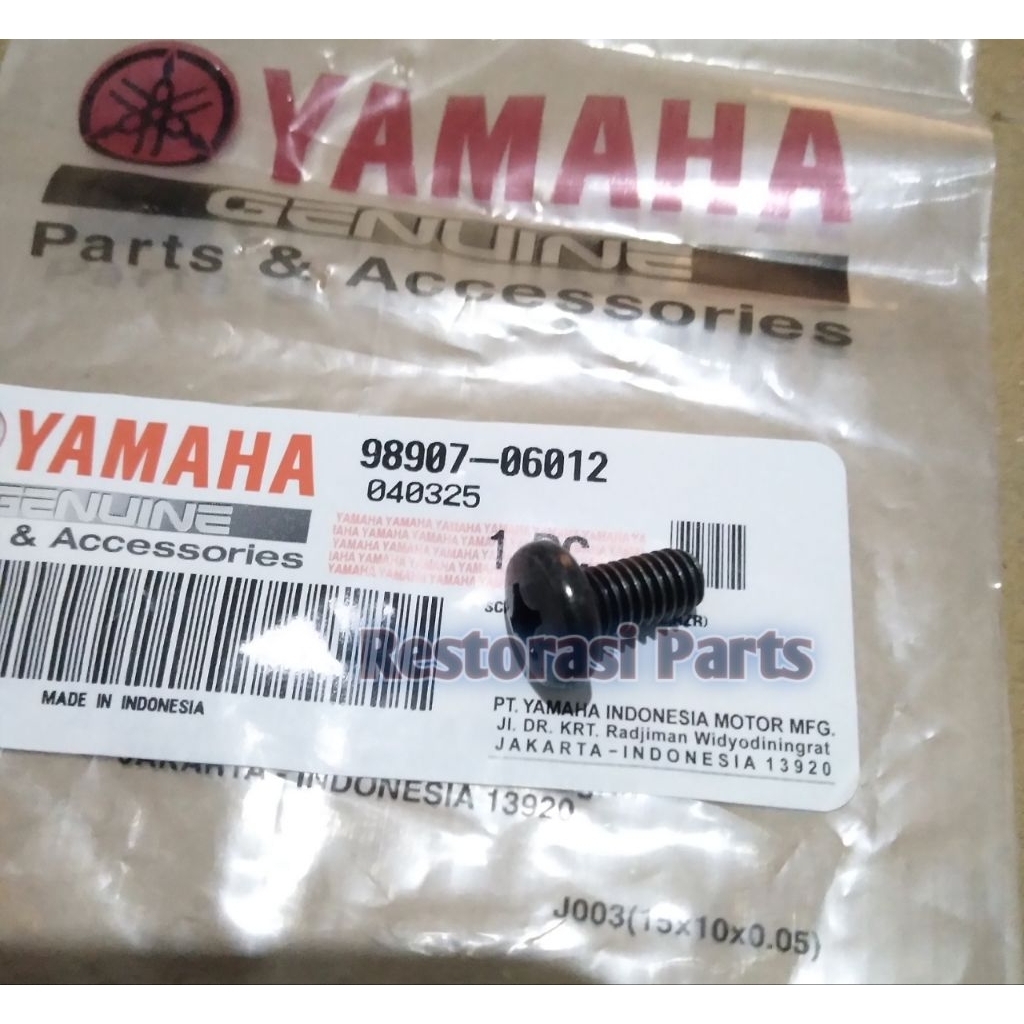 Baut Cover CVT Bawah Yamaha Mio Sporty Smile Original 98907-06012