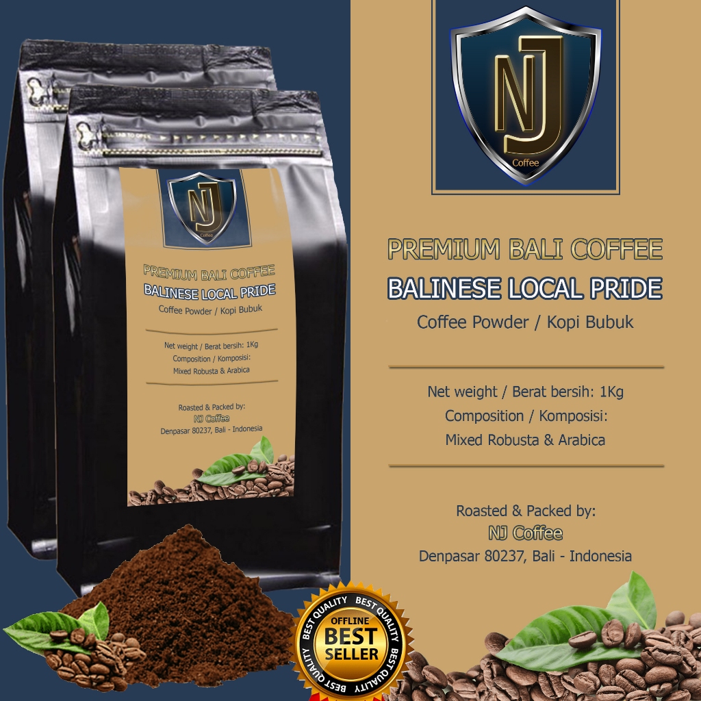 

KOPI BALI BUBUK 1000 GRAM/1 KG | BALINESE LOCAL PRIDE | COFFEE POWDER | PREMIUM BALI COFFEE