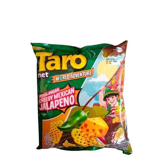 

Taro Net World Adventure Petualangan Cheesy Mexican Jalapeno 60gram