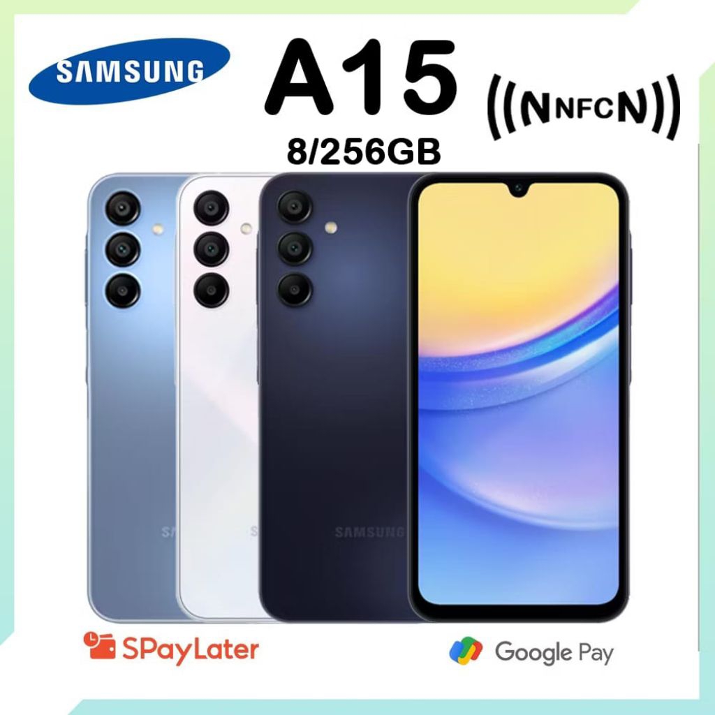 HP Samsung Galaxy A15 RAM 8/256GB Baru SPaylater Smatphone 50MP+13MP 6.5Inch Dual SIM