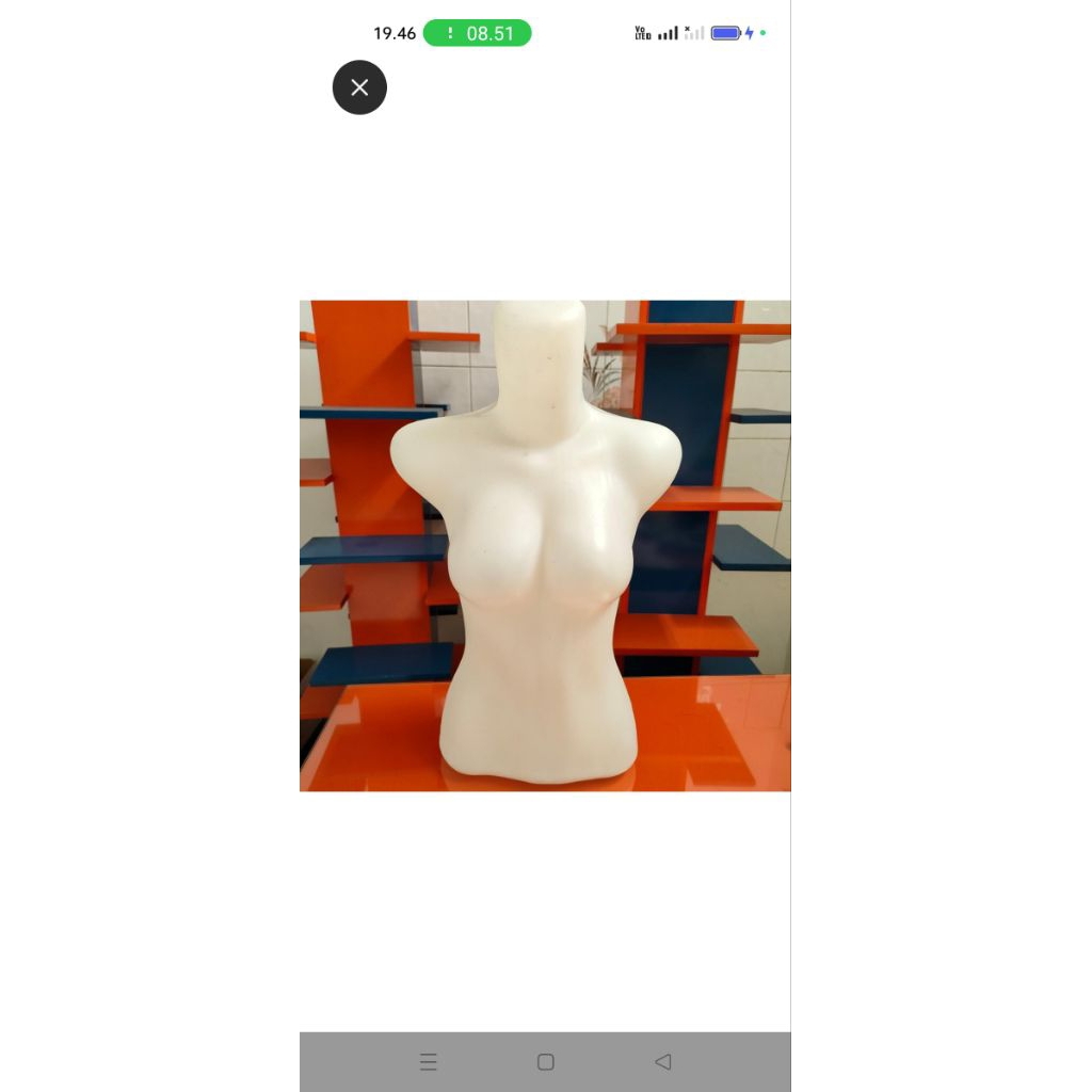 manekin setengah badan cewek