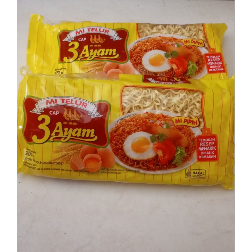 

mie telur cap tiga ayam