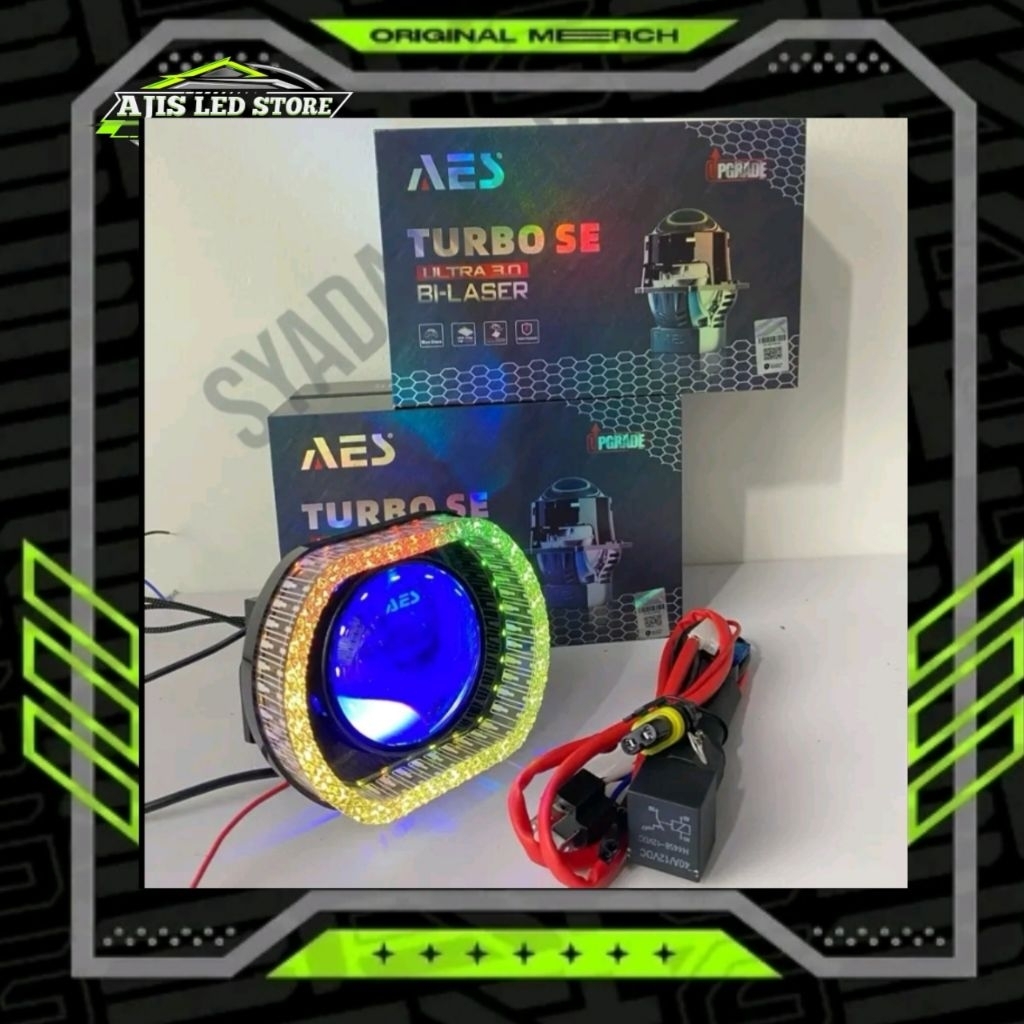 PAKET LENGKAP BILED AES
BI-LASER + SROUD RGB CRYSTAL 5d 3 inci Car