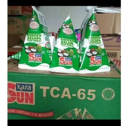 

santan kara 65ml satudus isi 36pc