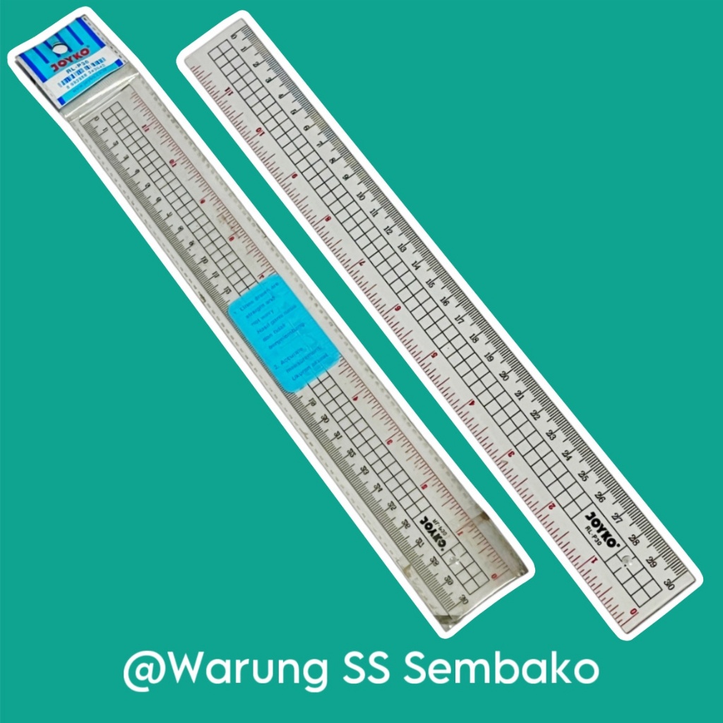 

Joyko Penggaris Plastik 30 cm 1 pcs (stok lama)