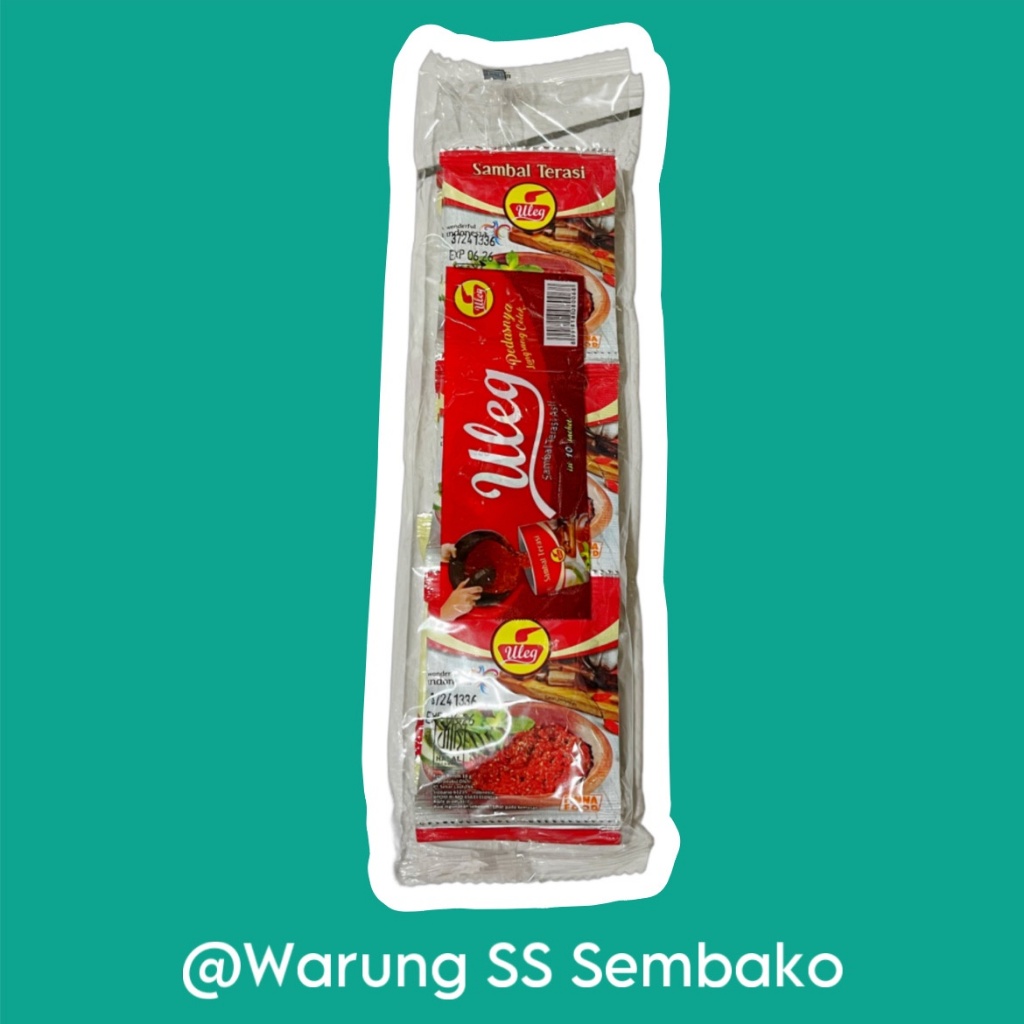 

Finna Sambel Terasi Uleg 1 renceng isi 10 sachet