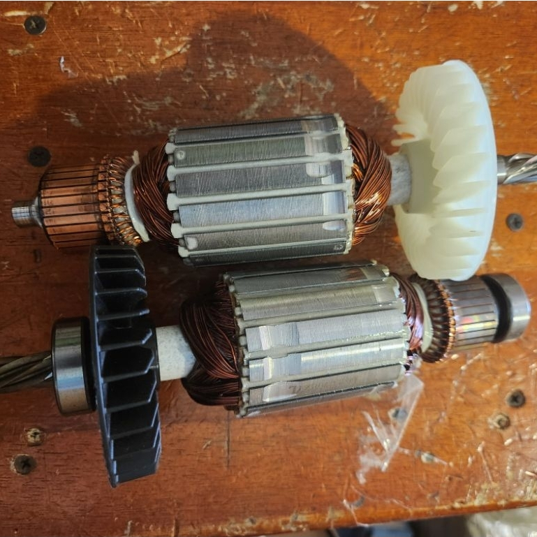 angker bor magnet ajc23 armature mesin bor jetbroach ajc23 rotor mesin bor magnet ajc23 motor kipas 