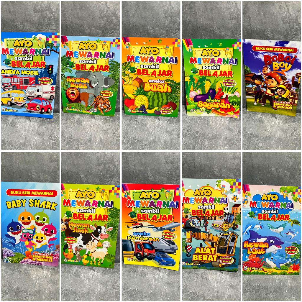 

Buku Mewarnai A5 1 pcs isi 12 halaman