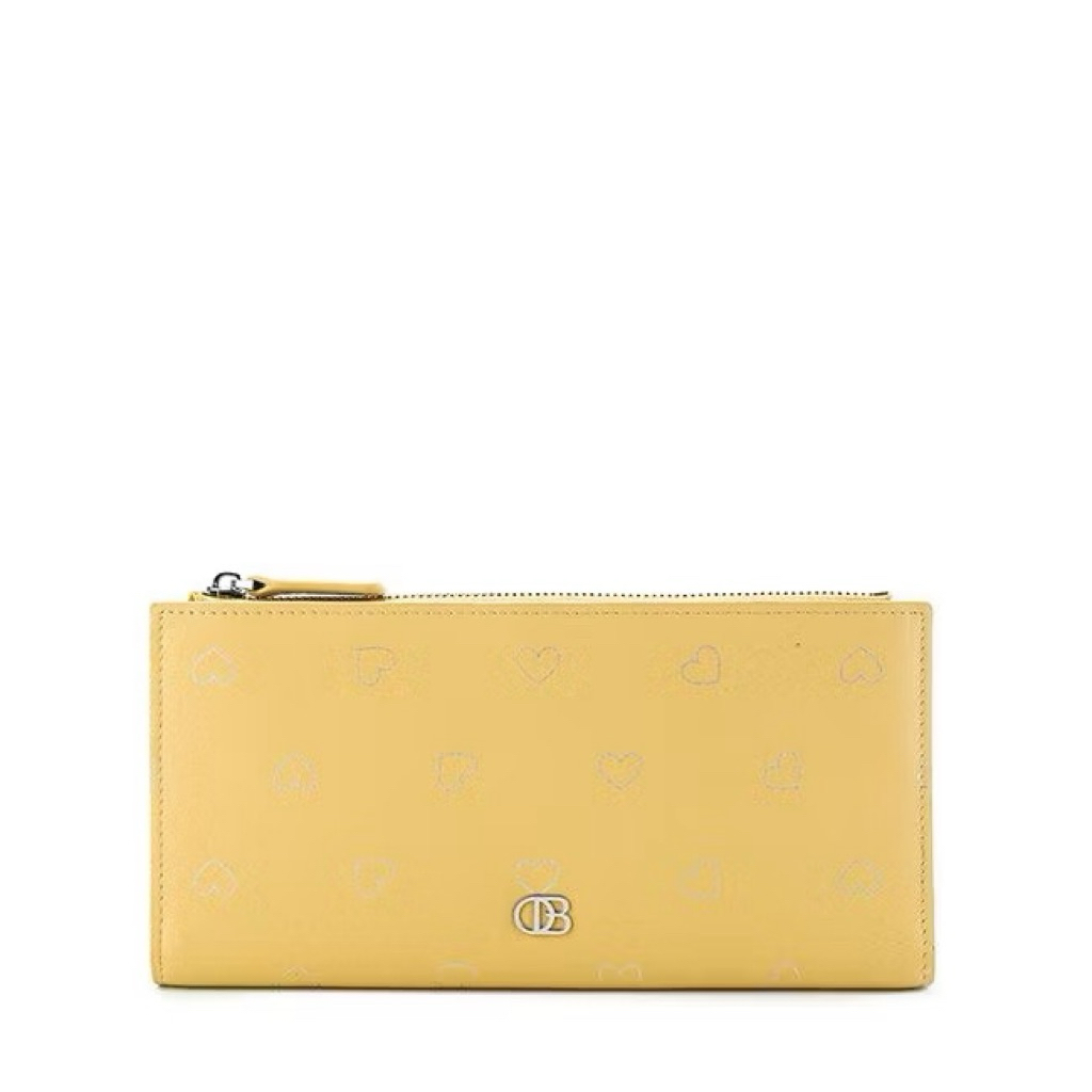 PSPGN.CO | original branded Obermain dompet wanita Love Barbie Long Wallet Yellow OBWL18227YL