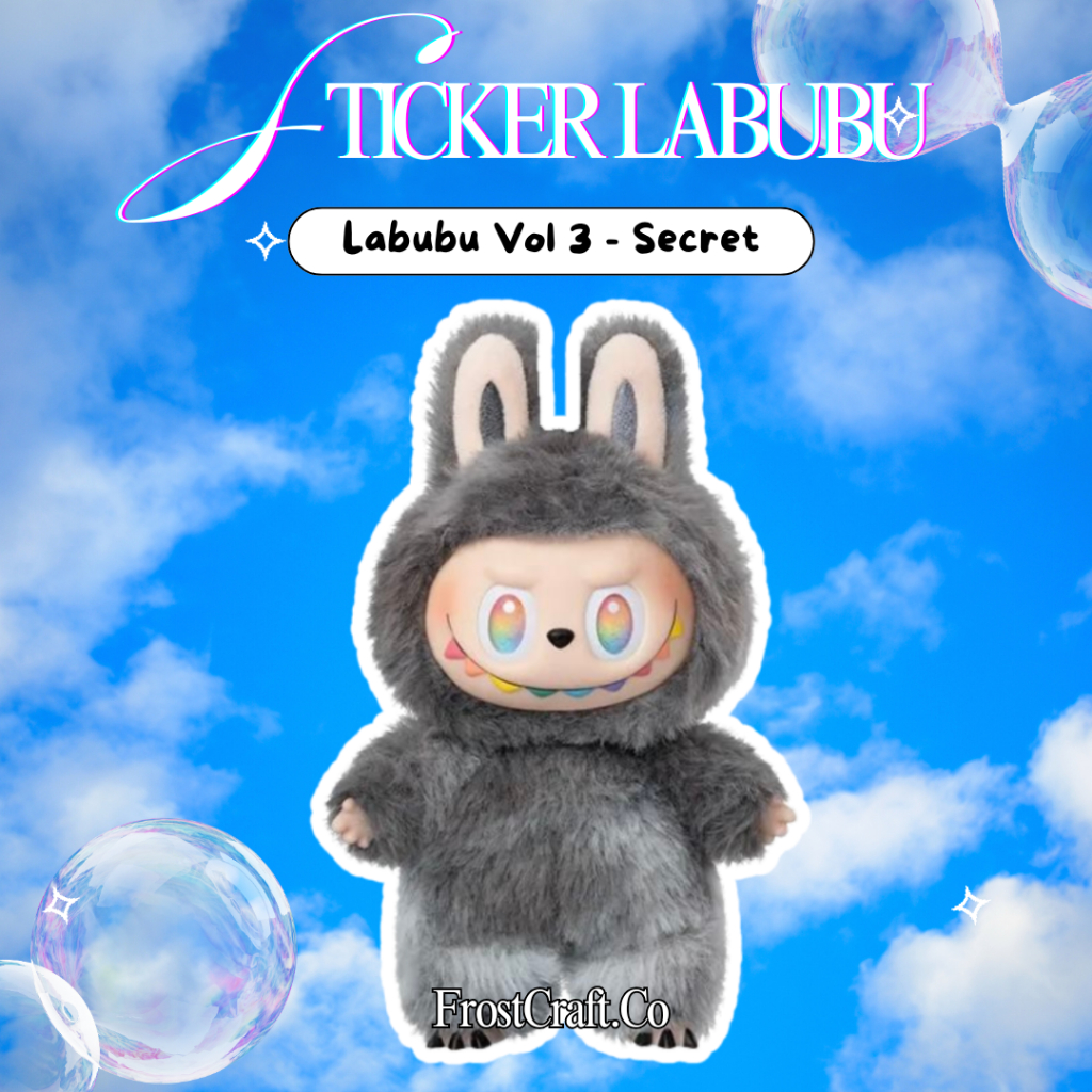 

STICKER LABUBU / LABUBU VOL 3 SECRET / LABUBU STICKER / VINYL STICKER