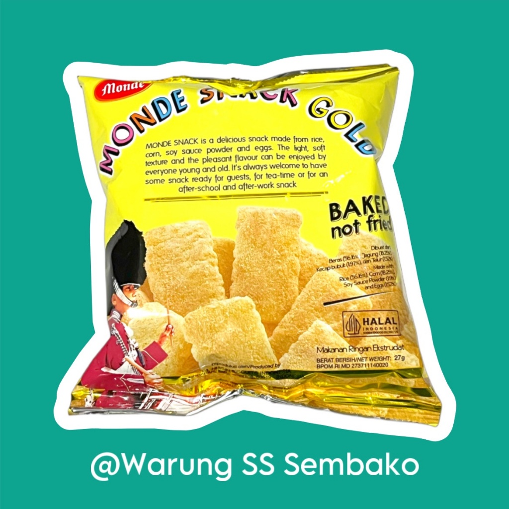 

Monde Serena Snack Gold 1 pcs 27 gr