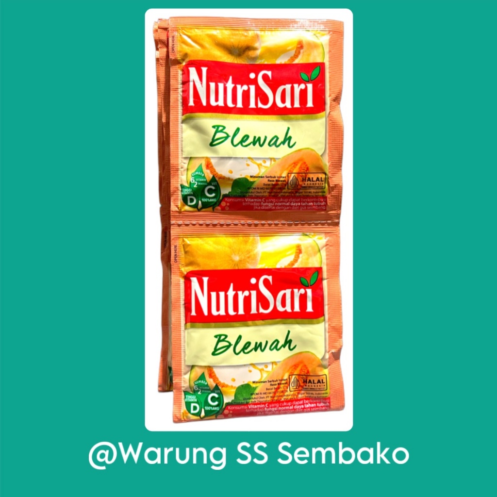 

Nutrisari Minuman Serbuk Blewah 1 renceng isi 10 pcs