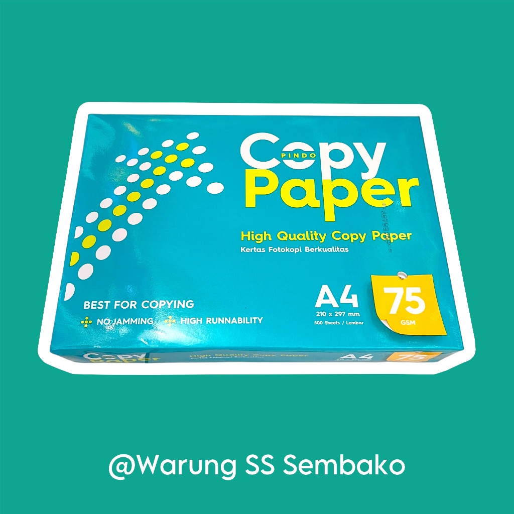 

Pindo Copy Paper HVS A4 eceran 20 lembar