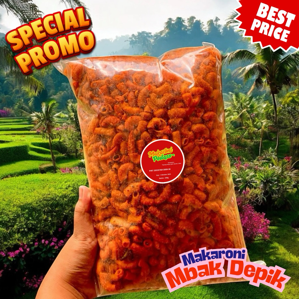 

Makaroni Pedas Kekinian 250gr – Dijamin Ketagihan!