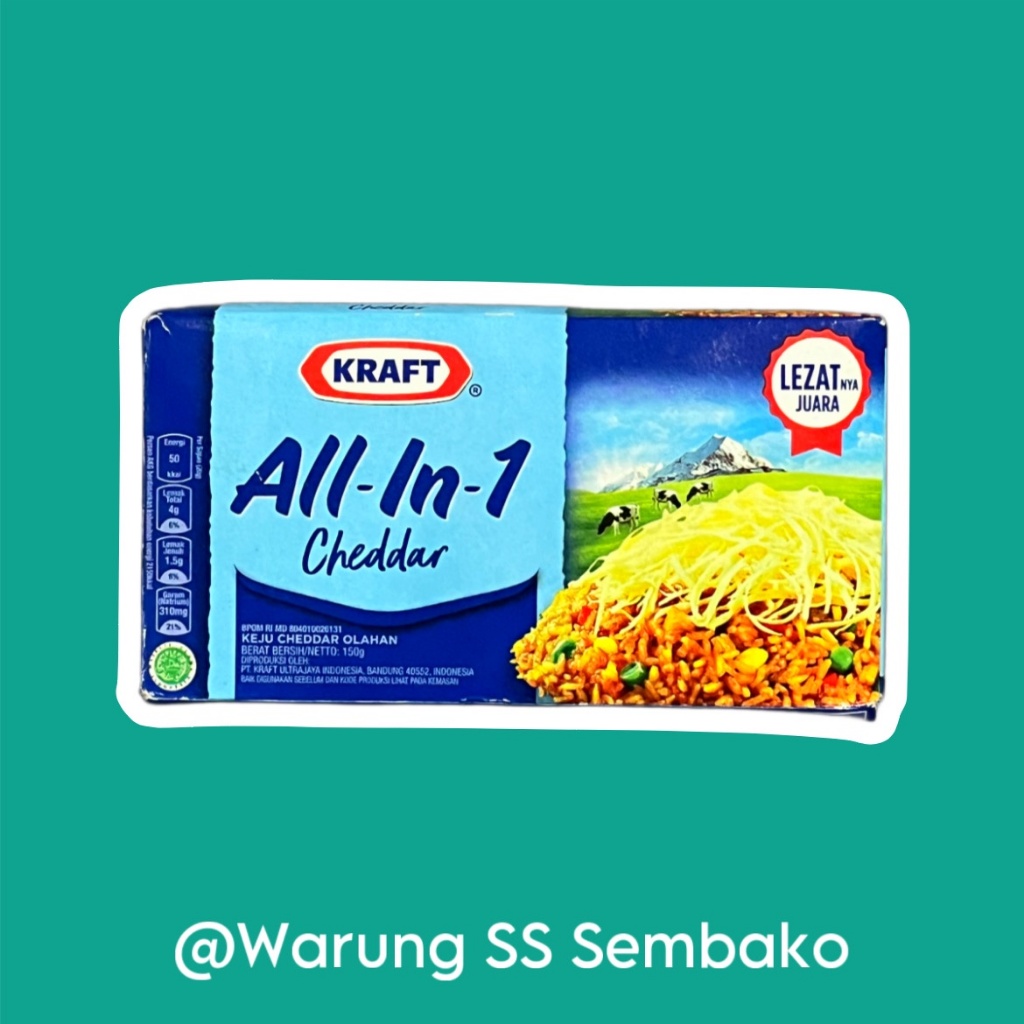 

Kraft Keju Cheddar All in One 1 pcs