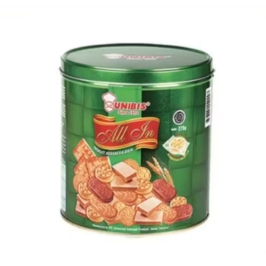 

Unibis Biscuit All In (235 Gram) Unibis Biskuit Kaleng Bulat