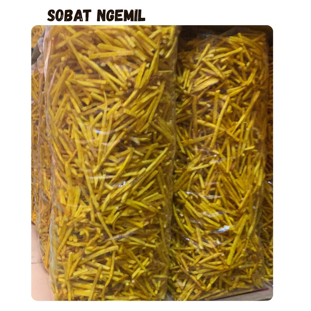 

Stik Talas Gurih Renyah 2 KG [SOBAT NGEMIL] - Stik Ubi Kuning Kiloan Original