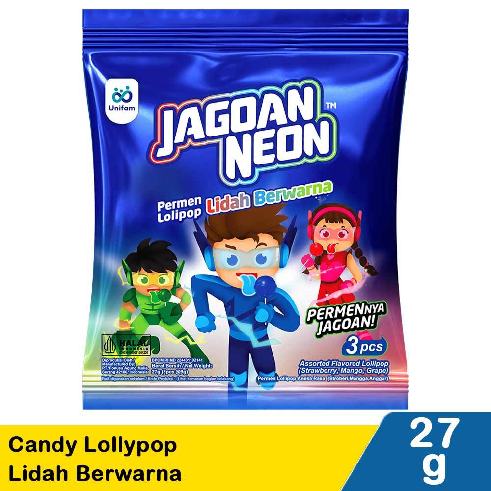 

jagoan neon candy lollypop lidah berwarna 27g