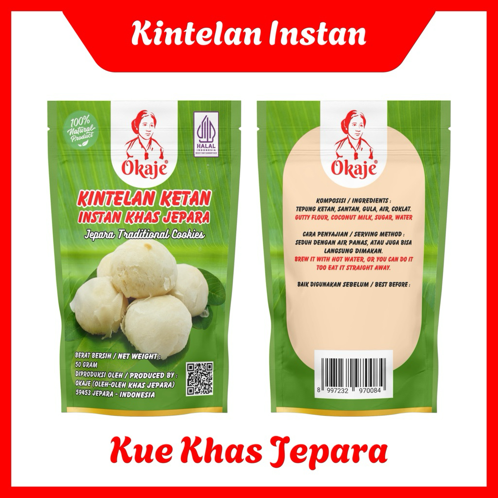 

OKAJE Kintelan Instan Khas Jepara | Oleh Oleh Khas Jepara