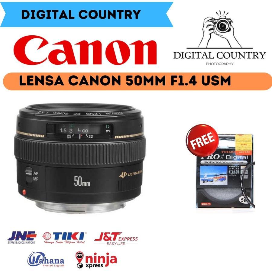 LENSA CANON EF 50MM F1.4 USM / CANON EF 50MM F1.4 USM