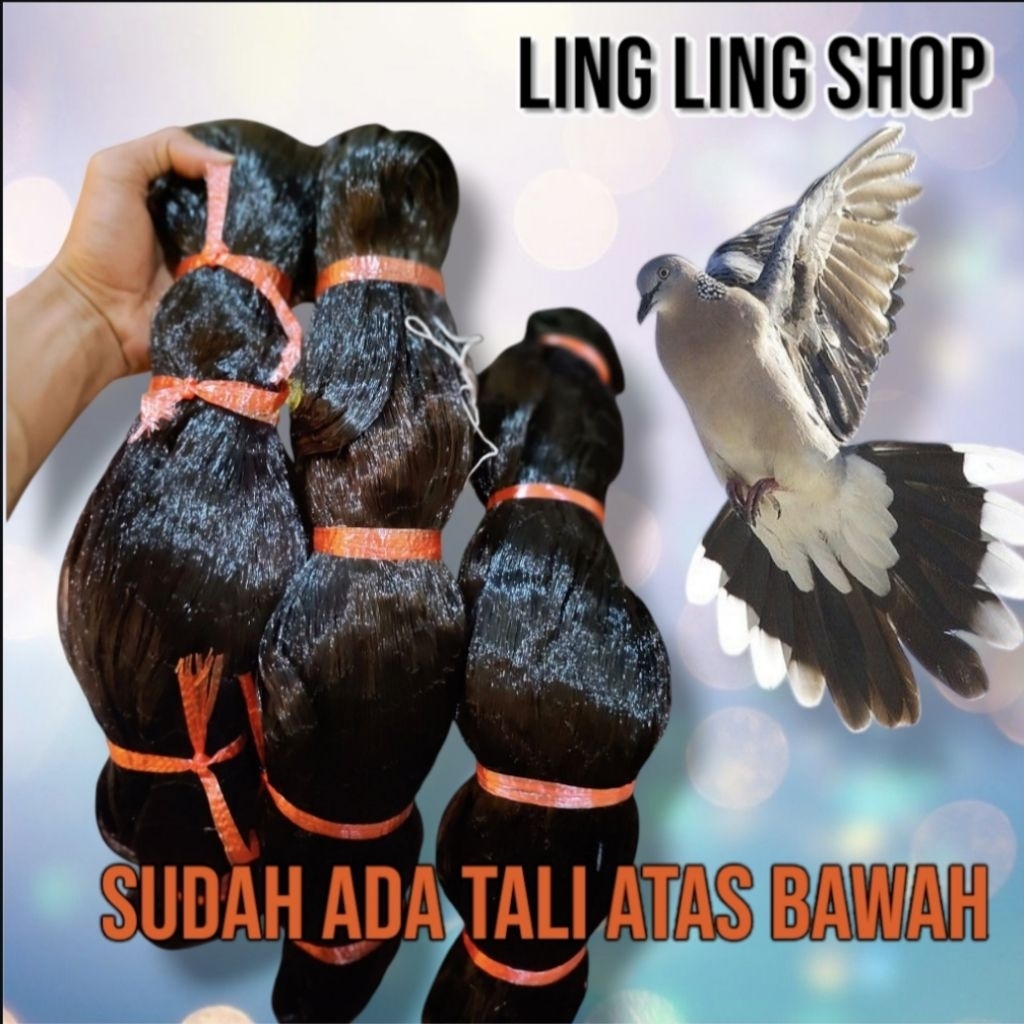 JARING PERKUTUT PANJANG 50 M X 2 M UNTUK BURUNG PERKUTUT