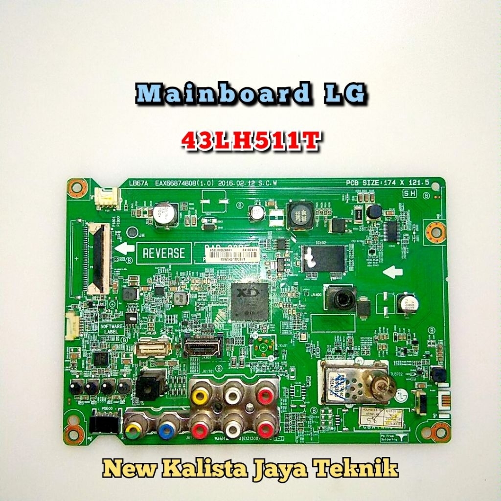 MAINBOARD TV LED LG 43LH511T ORIGINAL MB LG 43LH511 MOTHERBOARD TV 43LH511 MESIN TV 43LH511 MB 43LH5