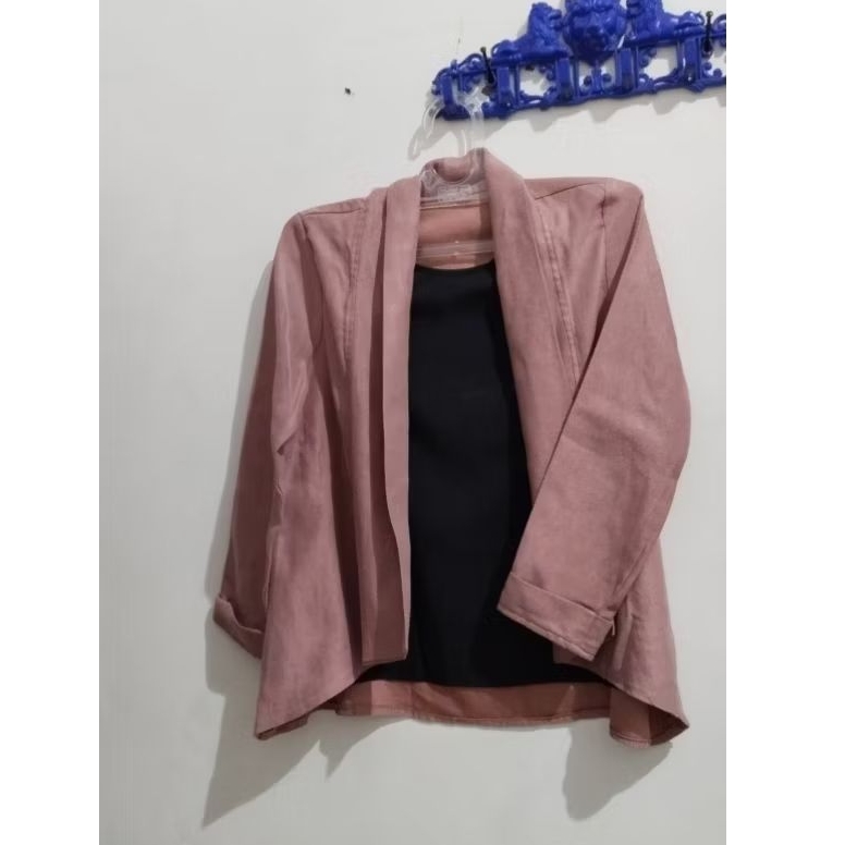 Preloved❣ Atasan blazer blouse FashionStory (blackpink) | Real pict