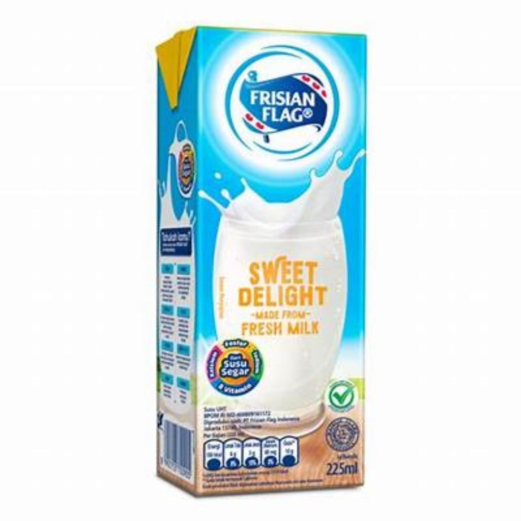 

Frisian Flag UHT Sweet Delight Cp 225ml 1dus isi 36pcs