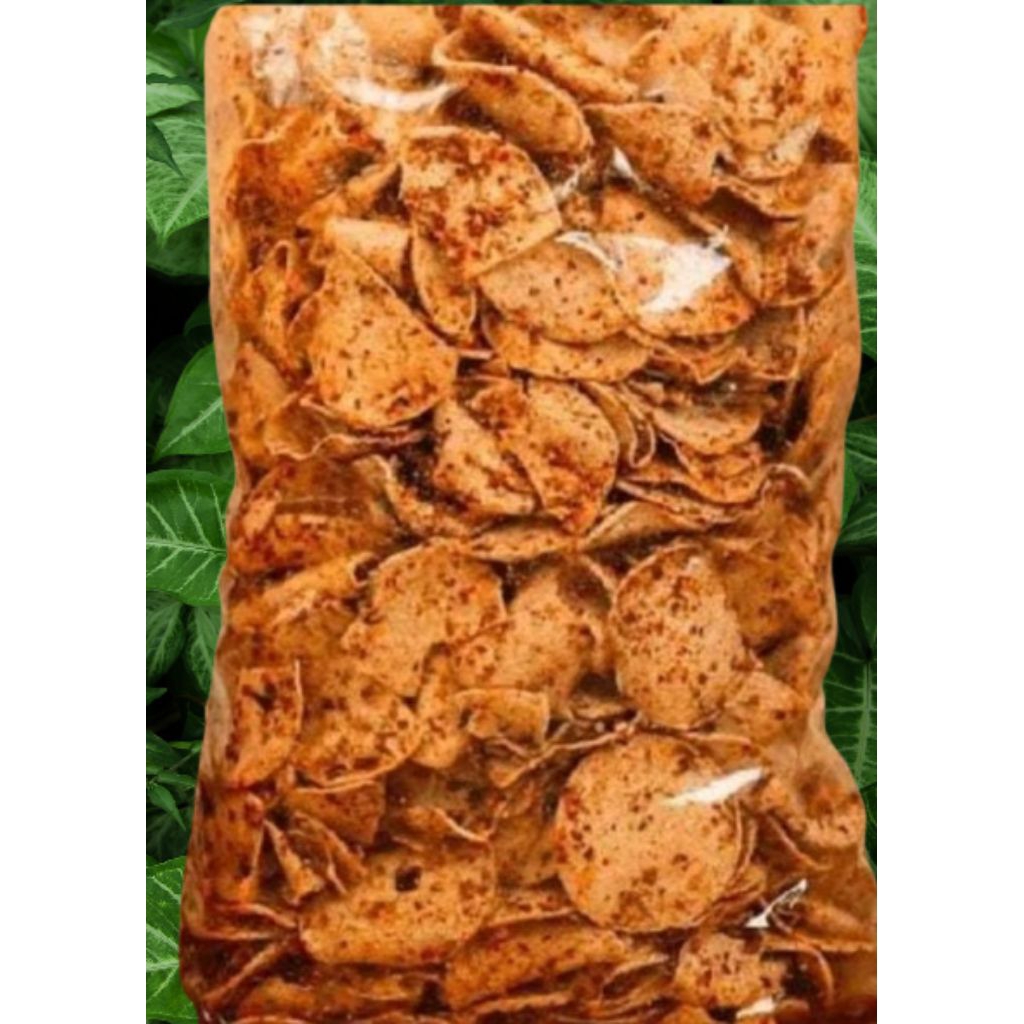 

kripik basreng kering renyah pedas gurih