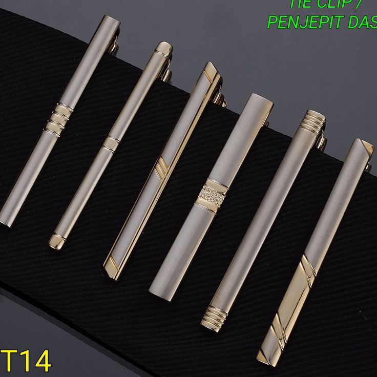 Penjepit Dasi Pria Tie Clip Jepit Dasi T14 Import Premium