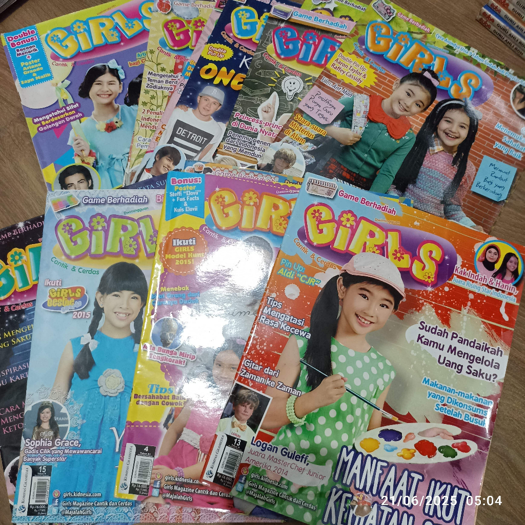 Majalah anak wanita remaja girls
