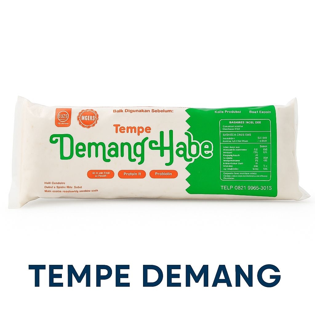 

Tempe Demang Habe - Tempe Kemasan Plastik Premium