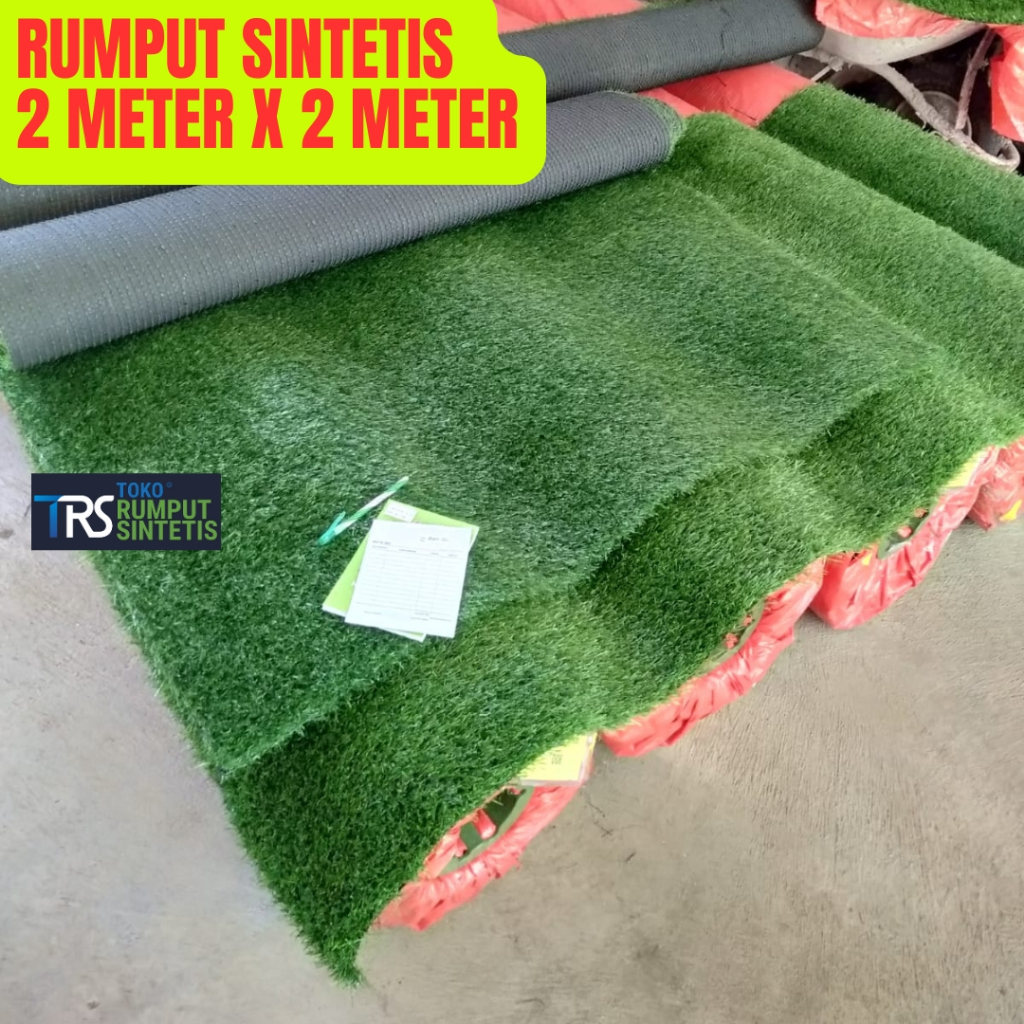 Rumput Sintetis Meteran 200 x 200 | Rumput Sintetis 2x2 meter | Rumput Sintetis 4 meter