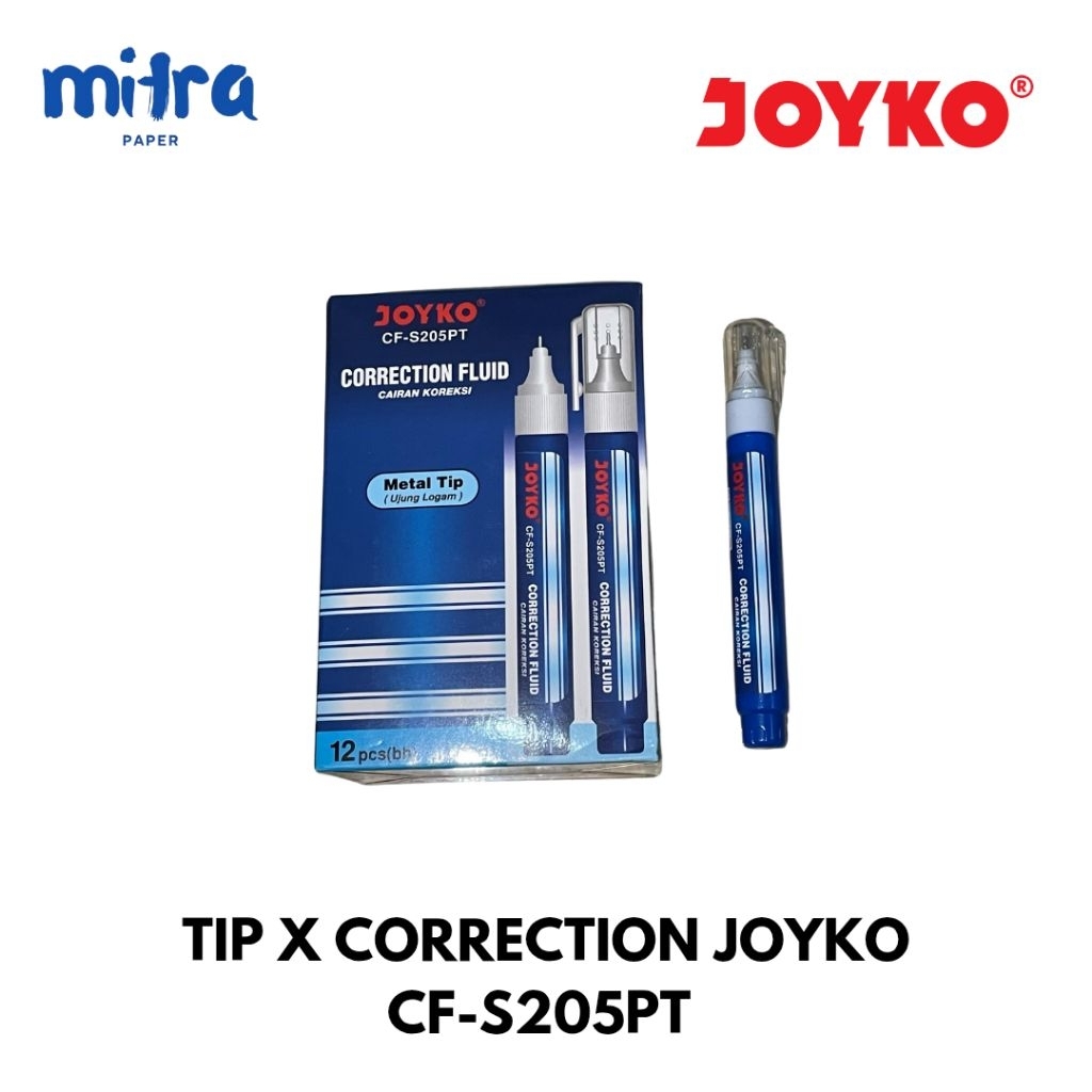 

Tipe X Correction Joyko CF S205-PT / Tip ex Joyko / Stipo / Correction Tape / Correction fluid Joyko