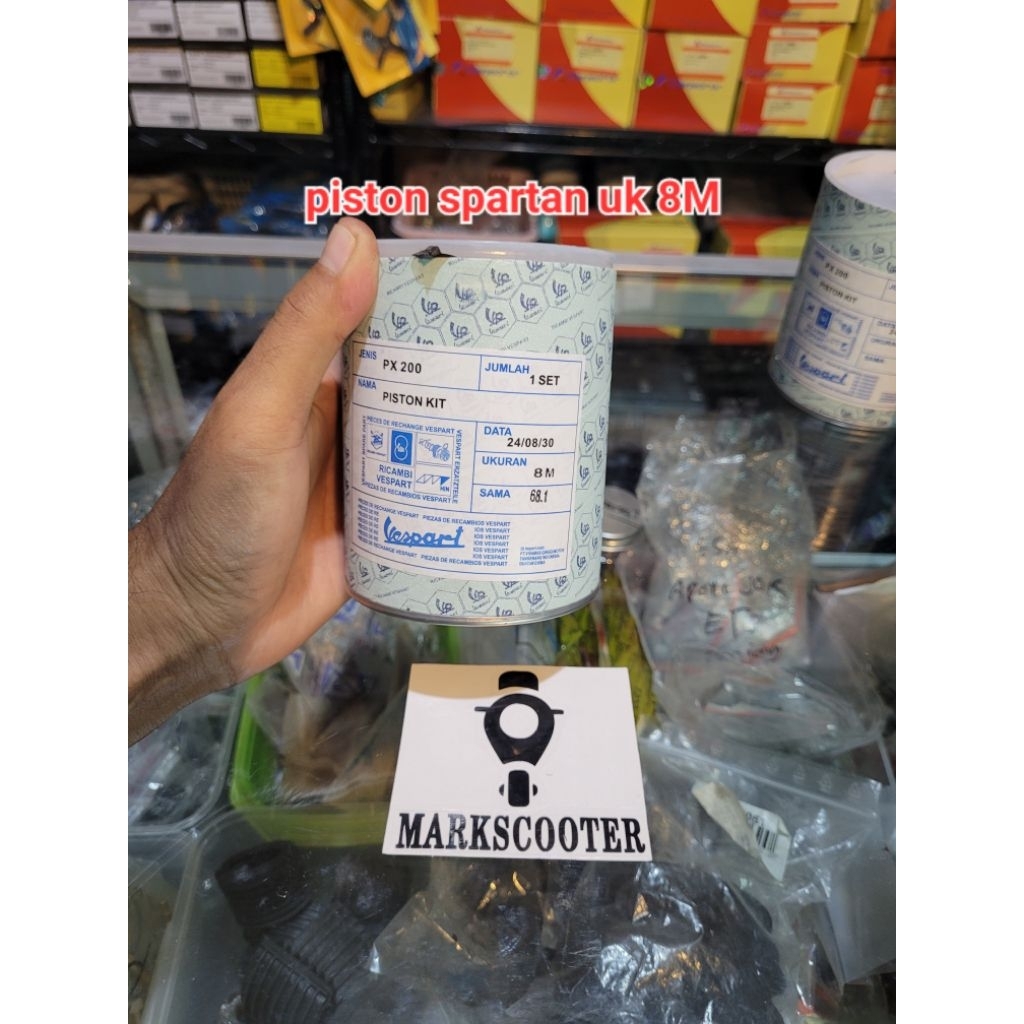 piston seher vespa spartan 200cc vemsa 8m