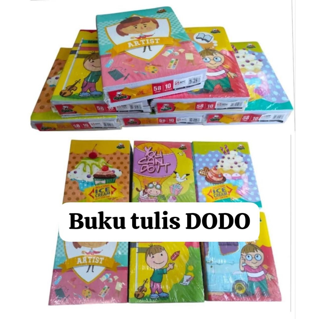 

buku tulis DODO isi 58