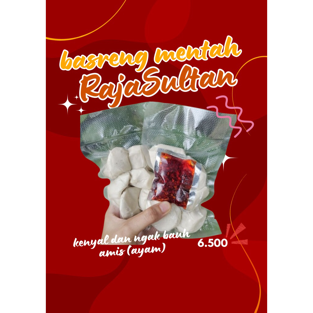 

(RAJASULTAN) basreng mentah isi 6 free cili oil