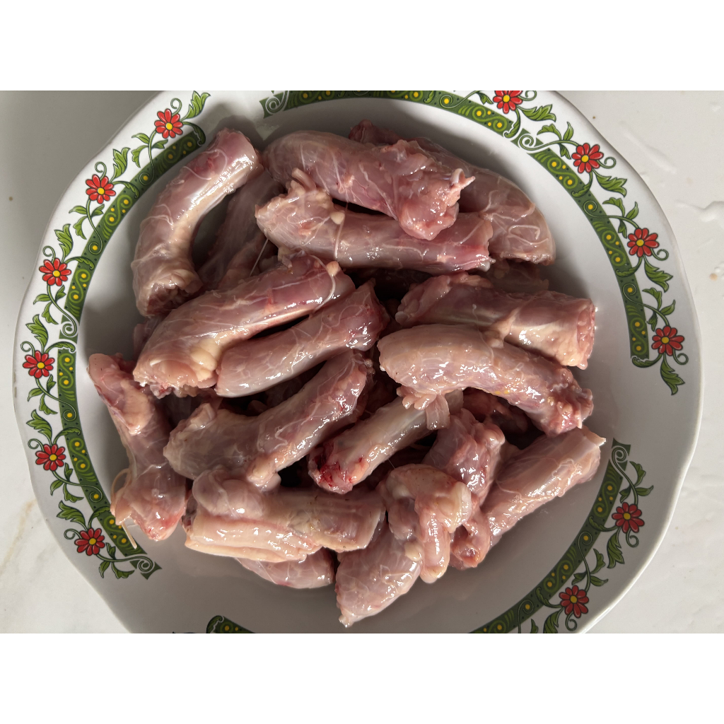 

Leher ayam tanpa kulit